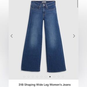 Levi’s Wide Leg Shaping Jean